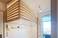 Bild 782: Hochbett mit Deckenabhängung