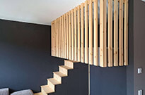 Bild 396: Hochbett mit Treppenschrank