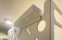 Bild 613: Einhängetisch für unsere Hochbetten