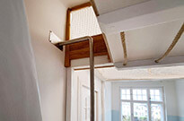 Bild 614: Hochetage mit Feuerwehrstange