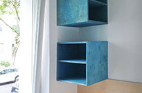 Bild 638: Würfelregale / Wandregale