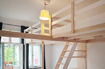 Bild 855a: Hochbett / Hochetage mit Inneneinstieg