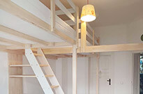 Bild 855b: Hochbett / Hochetage mit Inneneinstieg
