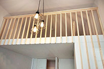 Bild 876a: Hochetage mit Treppenschrank und Inneneinstieg