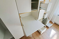 Bild 372: Hochetage mit Schrankwand & Treppenschrank