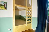 Bild 578: Stockbett in Raumnnische, Doppelstockbett für Kinder