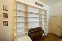 Bild 647: Regal ohne Rückwand, Mulitplex weiß beschichtet