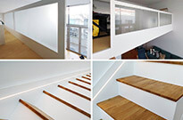 Bild 420: Hochetage mit Treppenschrank und Schrankwand