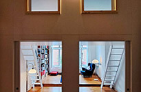 Bild 470: Raumtrennung: 1 großer Raum geteilt in 2 separate Zimmer mit Hochbetten
